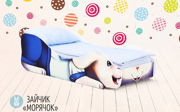 Кровать детская Заяц-Морячок в Новосибирске - изображение