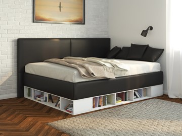 Спальная кровать ЛДСП 1600, цвет Венге в Омске