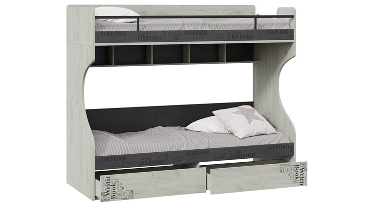Двухэтажная кровать Оксфорд-2 ТД-399.11.01 в Новосибирске - изображение 1