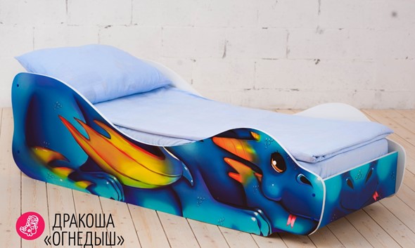 Кровать-зверёнок Дракоша-Огнедыш в Новосибирске - изображение
