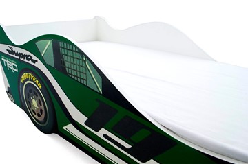 Кровать-машина в детскую Супра зеленая в Новосибирске - предосмотр 5