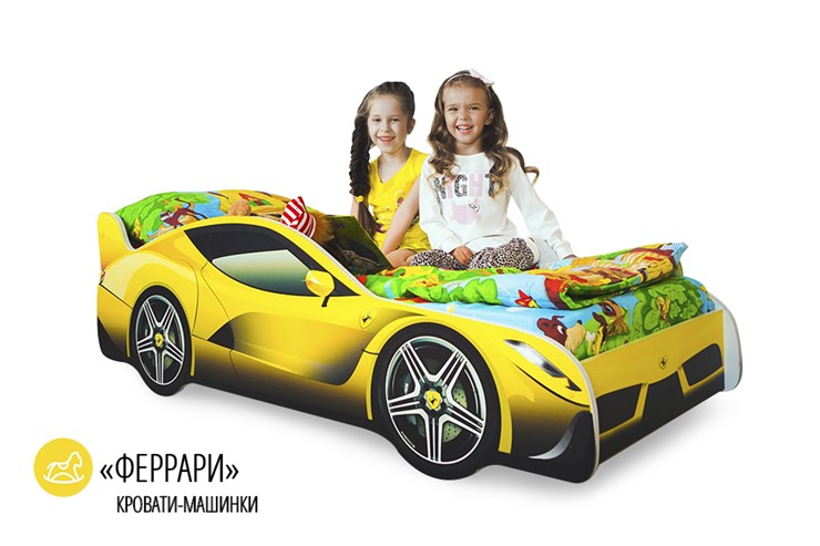 Детская кровать-машина Ferrari в Новосибирске - изображение 1