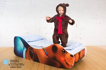 Детская кровать-зверёнок Мишка-Топотыгин в Новосибирске - предосмотр 1
