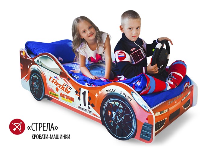 Детская кровать-машина Стрела в Новосибирске - изображение 1
