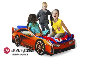 Кровать-машина детская Lamborghini в Новосибирске - предосмотр 4