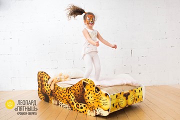 Детская кровать-зверёнок Леопард-Пятныш в Новосибирске - предосмотр 3