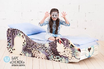 Детская кровать-зверенок Барс-Снежок в Новосибирске - предосмотр 1
