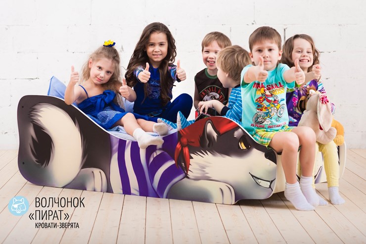 Детская кровать Волчонок-Пират в Новосибирске - изображение 3
