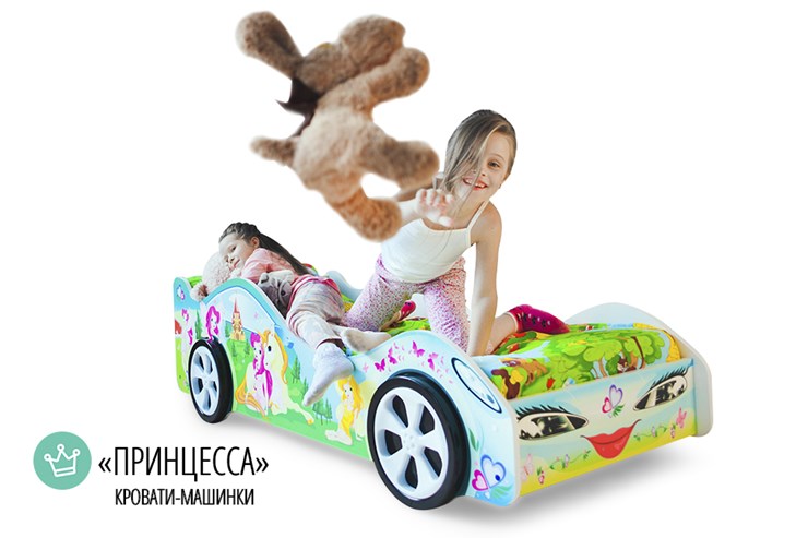 Кровать-машина в детскую Принцесса в Новосибирске - изображение 3