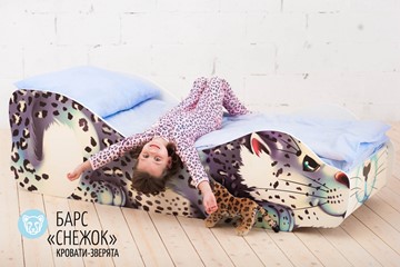 Детская кровать-зверенок Барс-Снежок в Новосибирске - предосмотр 3