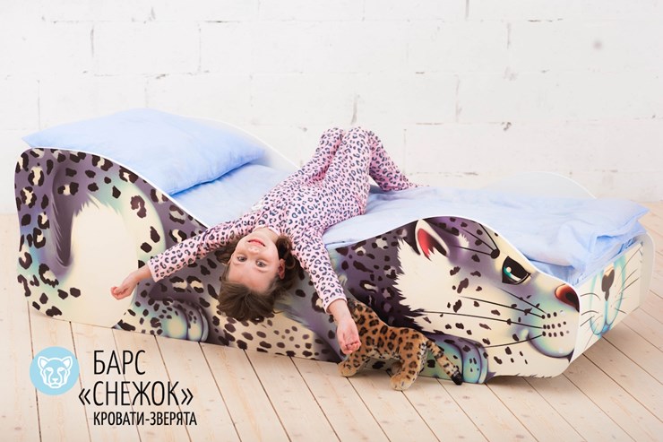 Детская кровать-зверенок Барс-Снежок в Новосибирске - изображение 3