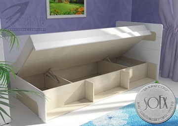 Кровать с подъемным механизмом Палермо-Юниор без вставок в Новосибирске - предосмотр 2