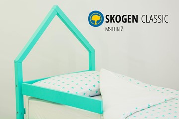 Кровать-домик в детскую мини Skogen мятная в Новосибирске - предосмотр 3