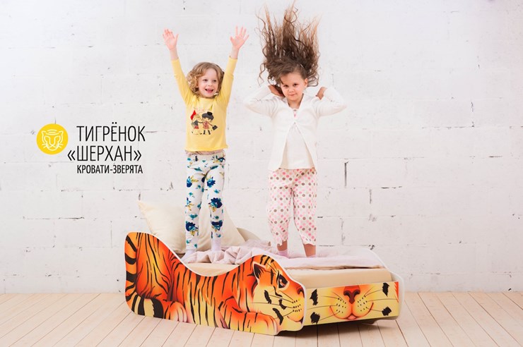 Детская кровать-зверенок Тигренок-Шерхан в Новосибирске - изображение 3