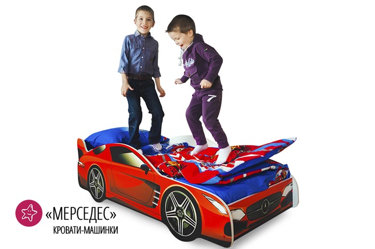 Детская кровать-машина Mercedes в Новосибирске - изображение 1