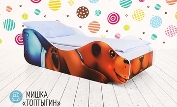 Детская кровать-зверёнок Мишка-Топотыгин в Новосибирске - предосмотр
