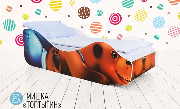 Детская кровать-зверёнок Мишка-Топотыгин в Новосибирске - изображение