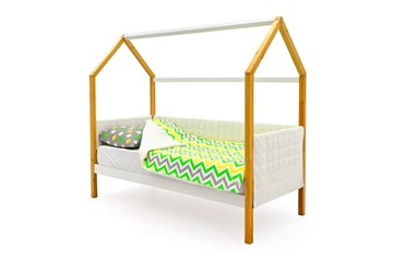 Детская кровать-домик «Svogen белая-дерево» мягкая в Новосибирске