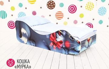 Детская кровать Кошка-Мурка в Новосибирске - предосмотр
