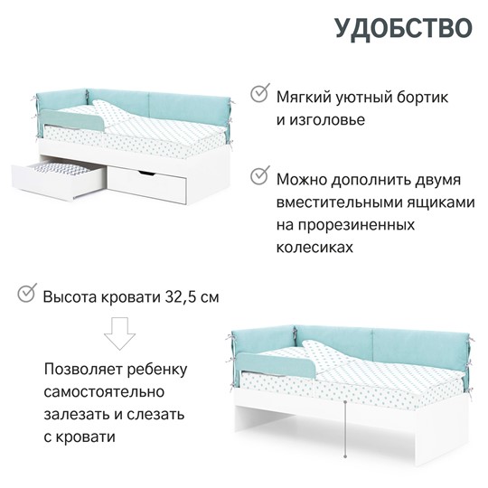 Мягкая кровать Denvas, эвкалипт в Новосибирске - изображение 14