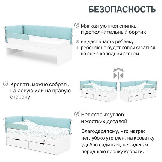 Мягкая кровать Denvas, эвкалипт в Новосибирске - изображение 16