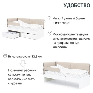 Кровать Denvas, холодный бежевый в Новосибирске - предосмотр 12