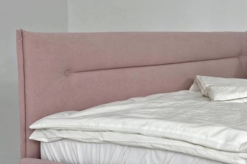 Детская кровать 0.9 Альба, нежно-розовый (велюр) в Новосибирске - предосмотр 6