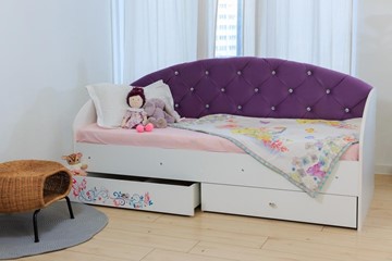 Детская кровать Эльза без бортика, Фиолетовый (щиты) в Новосибирске - предосмотр 5