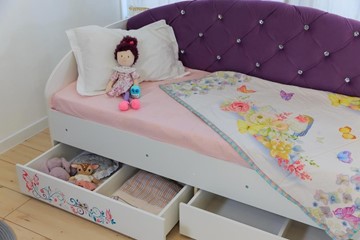 Детская кровать Эльза без бортика, Фиолетовый (щиты) в Новосибирске - предосмотр 6