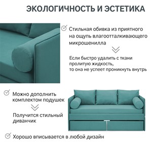 Кровать Soffal изумруд (микрошенилл) в Новосибирске - предосмотр 18