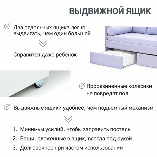 Мягкая кровать Soffal нежная сирень (микрошенилл) в Новосибирске - изображение 22