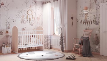 Детская кровать Фея 701 Дуб пастельный-белый в Новосибирске - предосмотр 8