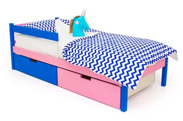 Кровать в детскую Skogen classic синий-лаванда в Новосибирске - предосмотр
