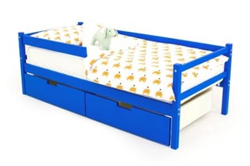 Детская кровать-тахта Skogen синяя в Новосибирске - предосмотр