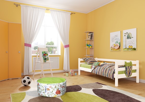 Кровать в детскую Соня, Вариант 2 Белый в Новосибирске - изображение