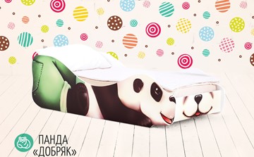 Кровать односпальная детская Панда-Добряк в Новосибирске