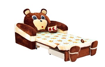 Детский диван Медведь с подушкой, ширина 120 см в Новосибирске - предосмотр 2