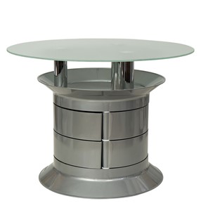 Стеклянный столик Benito gray в Новосибирске - предосмотр 1