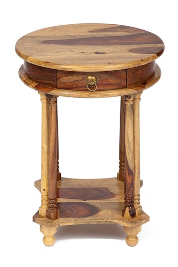 Кофейный столик Бомбей - 1149  палисандр, 45*45*60, натуральный (natural) арт.10049 в Новосибирске - изображение 2