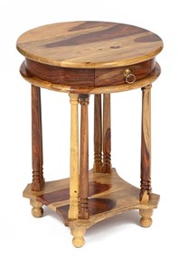 Кофейный столик Бомбей - 1149  палисандр, 45*45*60, натуральный (natural) арт.10049 в Новосибирске