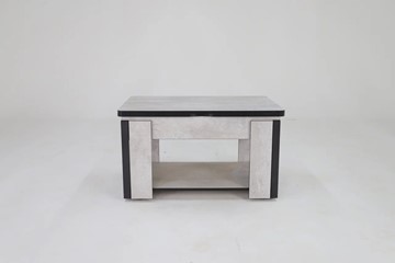 Складной стол-трансформер Дэнс, цемент светлый в Бердске - предосмотр 1