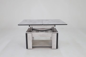 Складной стол-трансформер Дэнс, цемент светлый в Бердске - предосмотр 4