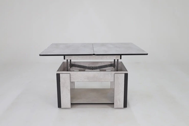 Складной стол-трансформер Дэнс, цемент светлый в Бердске - изображение 4