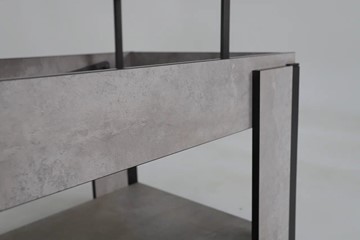 Складной стол-трансформер Дэнс, цемент светлый в Бердске - предосмотр 8