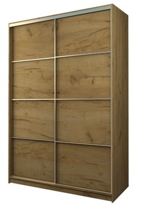 Шкаф 2-х дверный MAX МШ-23-6-16-11, Профиль Золото/Цвет Дуб крафт золотой в Новосибирске