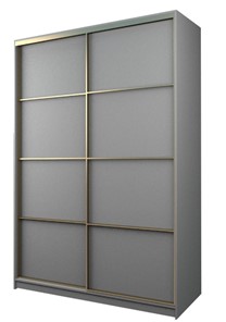Шкаф 2-х створчатый MAX МШ-23-6-16-11, Профиль Золото/Цвет Серый в Новосибирске - предосмотр