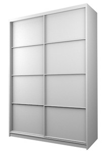 Шкаф 2-х дверный MAX МШ-23-6-18-11, Профиль Белый/Цвет Белый в Новосибирске