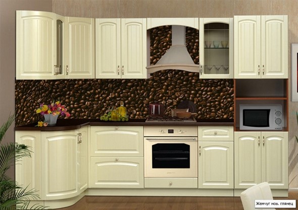 Модульная кухня Кантри 1330х2800 в Новосибирске - изображение