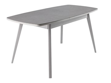 Обеденный раздвижной стол Артктур, Керамика, grigio серый, 51 диагональные массив серый в Новосибирске