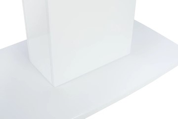 Кухонный стол раскладной Leset Денвер 1Р (Белый лак/стекло глянцевое белое) в Новосибирске - предосмотр 8
